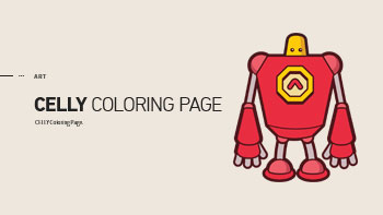 CELLY coloring page